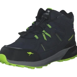 KangaROOS 18801, Stiefel (Kinder), Kinder, Dunkelblau/Lime