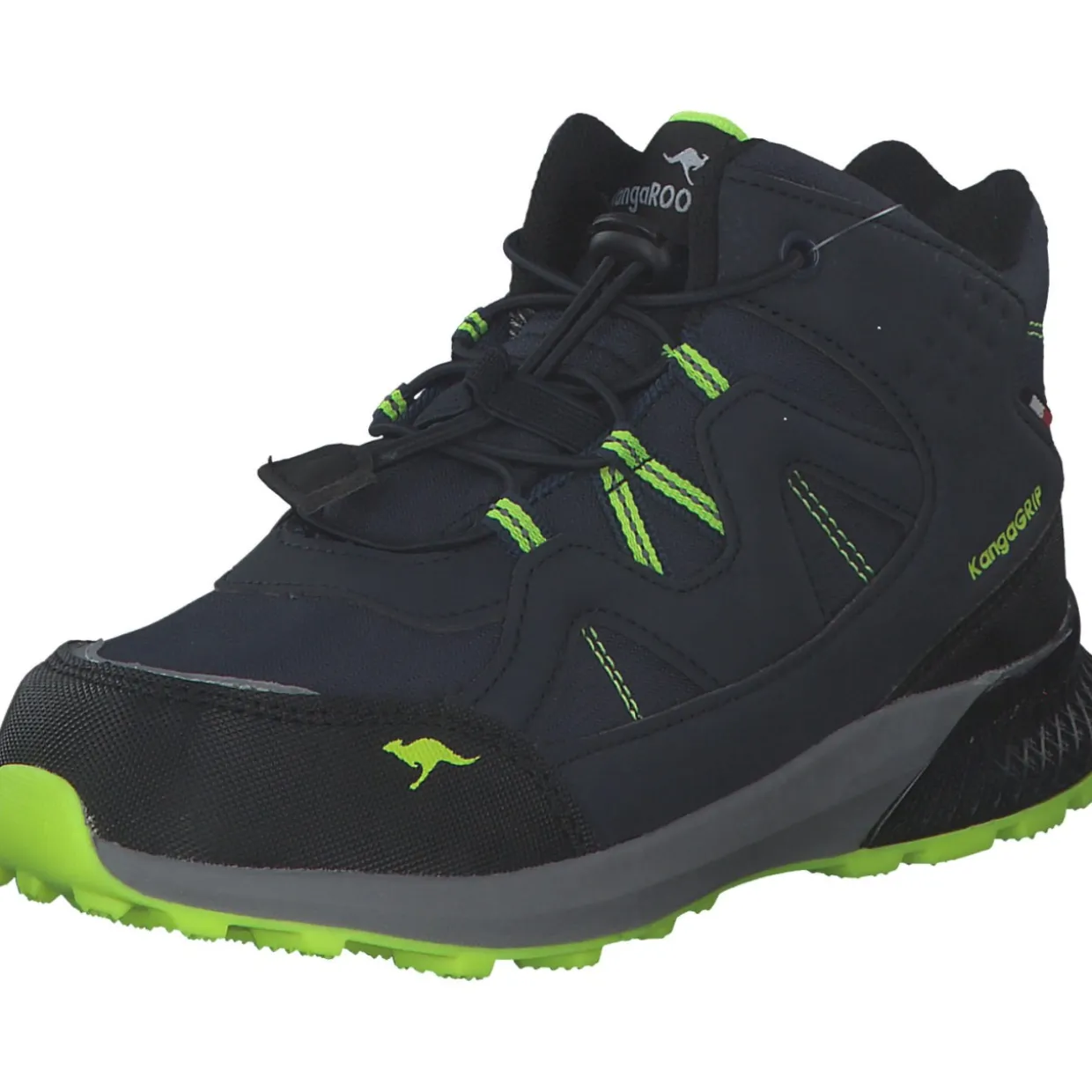 KangaROOS 18801, Stiefel (Kinder), Kinder, Dunkelblau/Lime