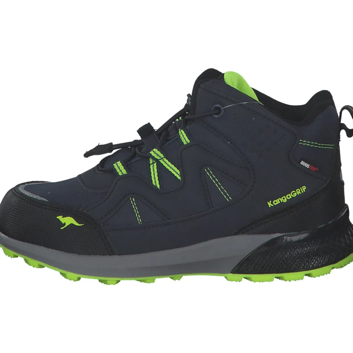 KangaROOS 18801, Stiefel (Kinder), Kinder, Dunkelblau/Lime