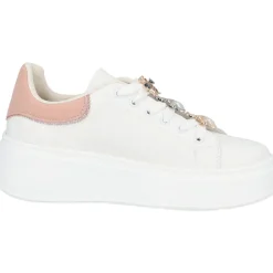 Palado Ibnoa by Sila Sahin, Sneakers Low, Damen, Weiß/Rosa
