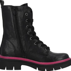 Palado Jazzly by Sila Sahin, Schnürstiefel, Damen, Schwarz/Pink