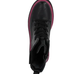 Palado Jazzly by Sila Sahin, Schnürstiefel, Damen, Schwarz/Pink