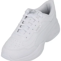 Puma Cilia Mode 371125, Sneakers Low, Damen, Weiß (Puma White-Puma Silver)