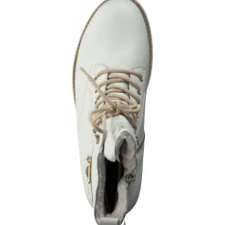 Remonte D8475, Schnürstiefeletten, Damen, Weiß (Weiss)