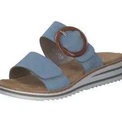 Rieker V0692, Pantoletten & Badeschuhe, Damen, Blau