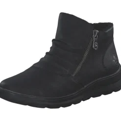 Rieker Z0051, Winterstiefeletten, Damen, Schwarz (Black)