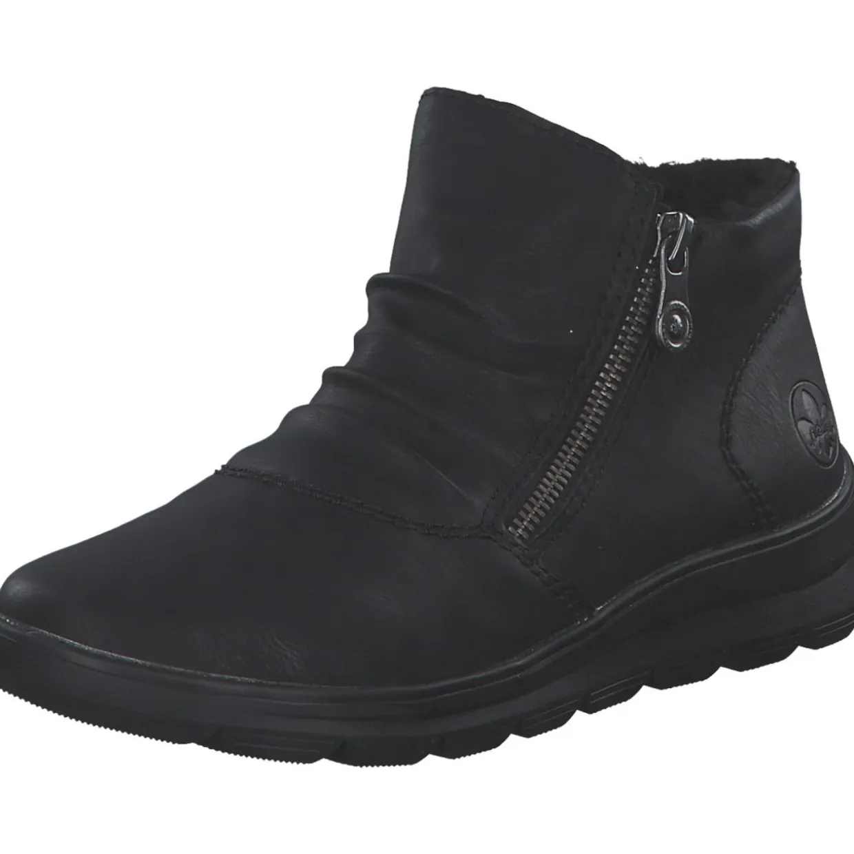 Rieker Z0051, Winterstiefeletten, Damen, Schwarz (Black)