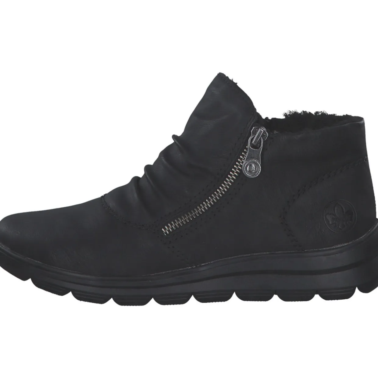 Rieker Z0051, Winterstiefeletten, Damen, Schwarz (Black)