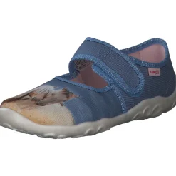 Superfit BONNY 00281, Hausschuhe, Kinder, Blau/mehrfarbig