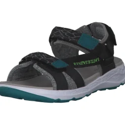 Superfit CRISS CROS 00580, Sandalen (Kinder), Kinder, Schwarz