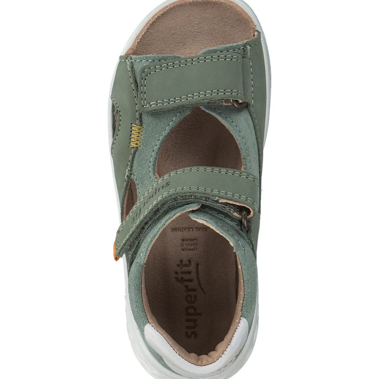 Superfit LAGOON 00510 M, Sandalen (Kinder), Kinder, HELLGRÜN/ORANGE