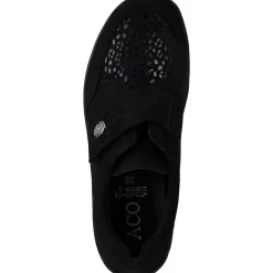 Aco Nani 12 203, Sneakers Low, Damen, Schwarz