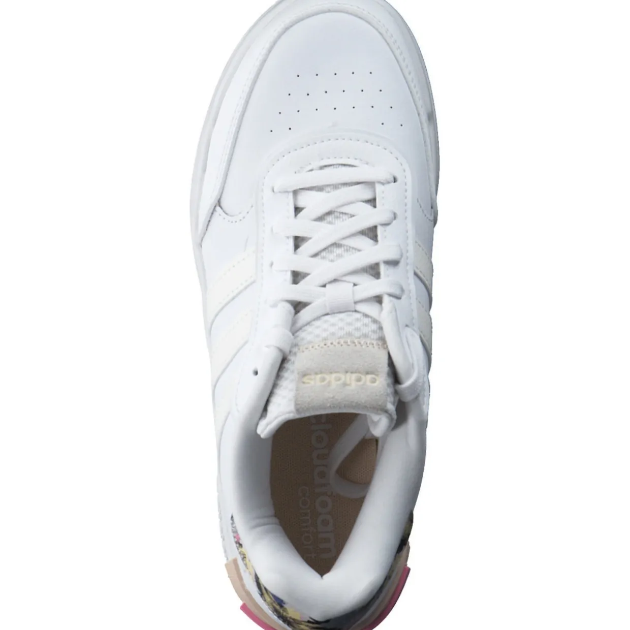 Adidas Core Postmove SE, Sneakers Low, Damen, weiß / Flowerprint