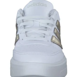 Adidas Courtblock Bold, Schnürschuhe, Damen, FTWWHT/CYBEMT/ORBGRY