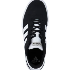 Adidas Court Platform Suede, Schnürschuhe, Schwarz