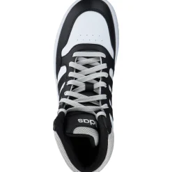 Adidas Hoops 3.0 MID K, Stiefel, Kinder, ftwr white/core black/halo sil