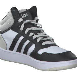 Adidas Hoops 3.0 MID K, Stiefel, Kinder, ftwr white/core black/halo sil