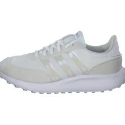 Adidas Run 70s K, Sneakers Low, Damen, ftwr white/silver met./core bl