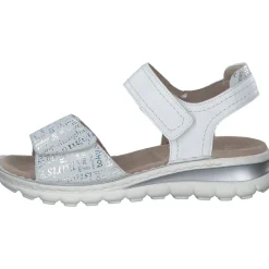 Ara Tampa 47209, Keilsandaletten, Damen, NEBBIA WEISS