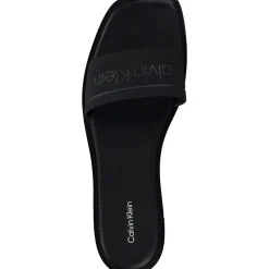 Calvin Klein HW0HW00817, Plateau-Pantoletten, Damen, CK black