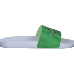 Calvin Klein YW0YW01403, Badeschuhe, Damen, WHITE/GREEN