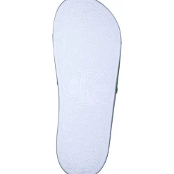 Calvin Klein YW0YW01403, Badeschuhe, Damen, WHITE/GREEN