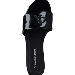 Calvin Klein YW0YW01348, Plateau-Pantoletten, Damen, black
