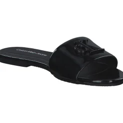 Calvin Klein YW0YW01348, Plateau-Pantoletten, Damen, black