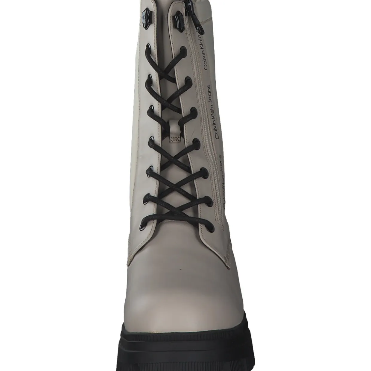 Calvin Klein YW0YW00740, Schnürstiefeletten, Damen, Beige