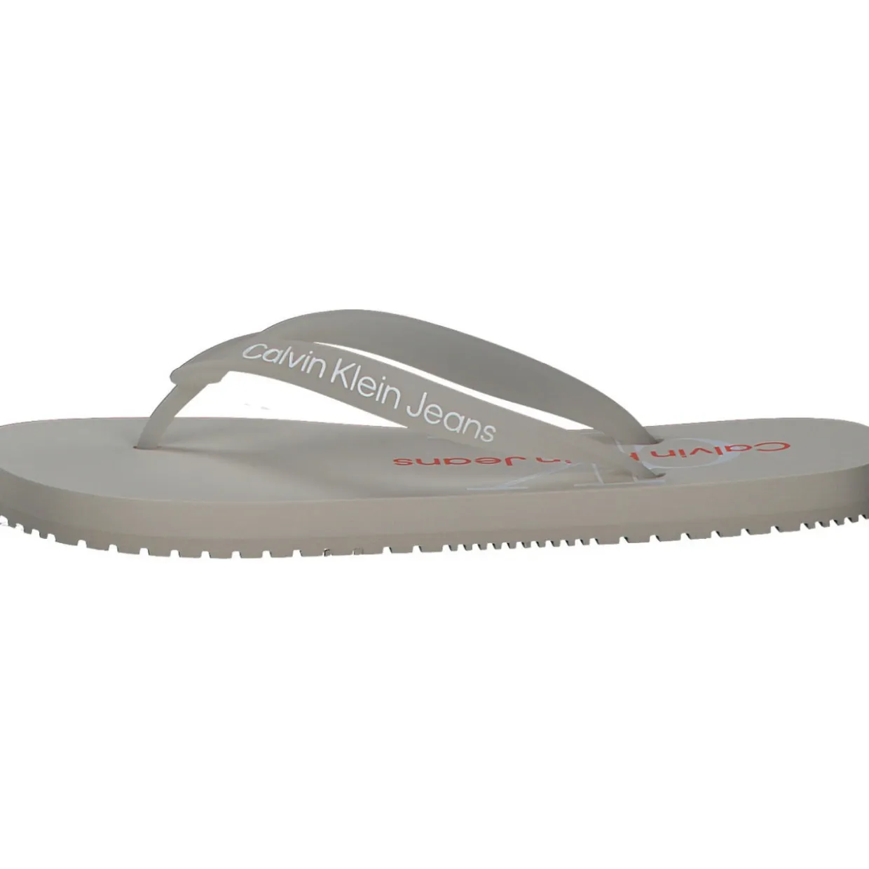 Calvin Klein YW0YW00098, Zehentrenner, Damen, Grau