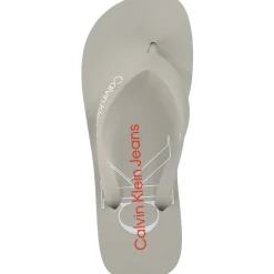 Calvin Klein YW0YW00098, Zehentrenner, Damen, Grau