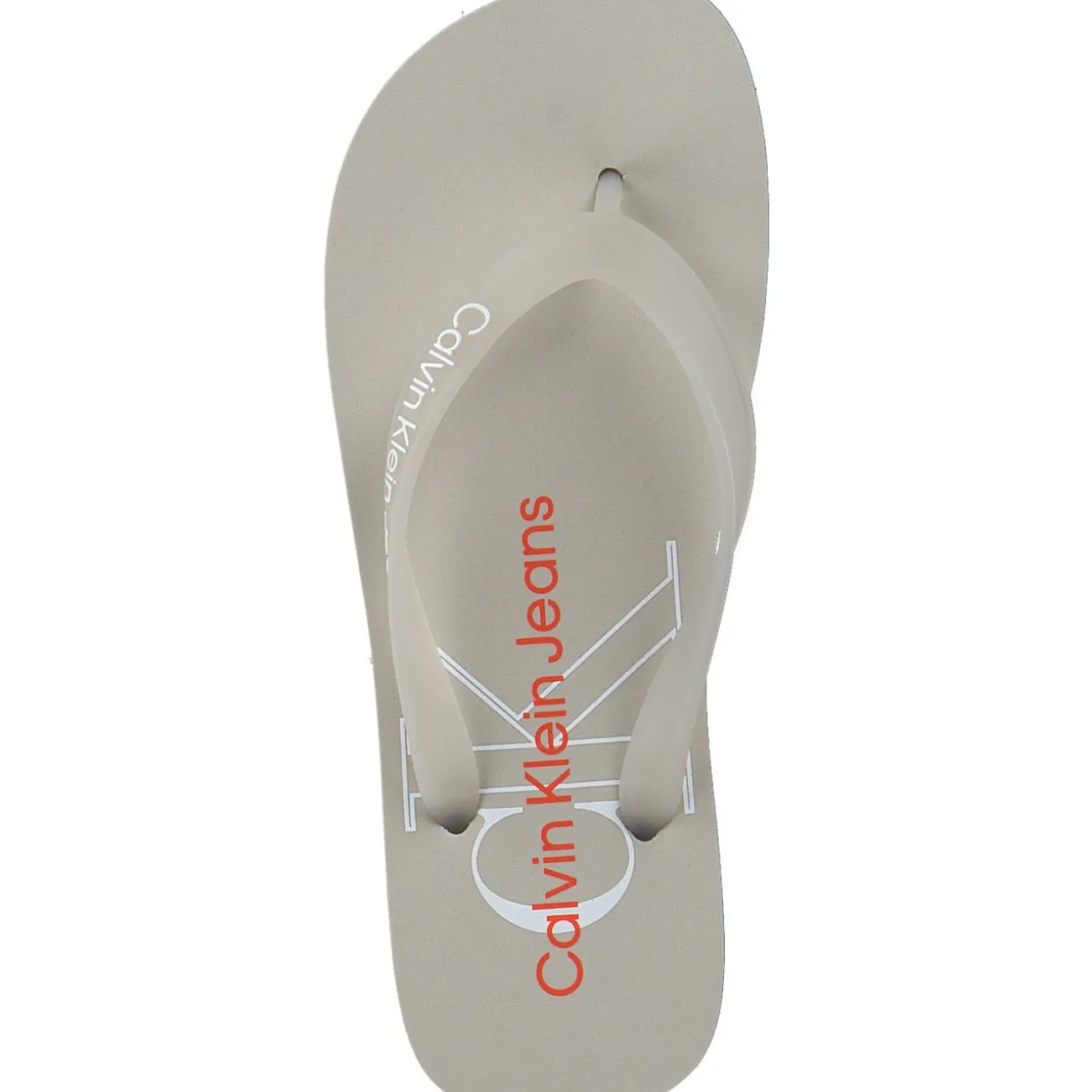 Calvin Klein YW0YW00098, Zehentrenner, Damen, Grau