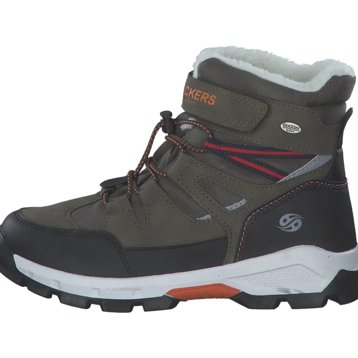 Dockers 53SV702-637851, Winterstiefel, Kinder, khaki/schwarz