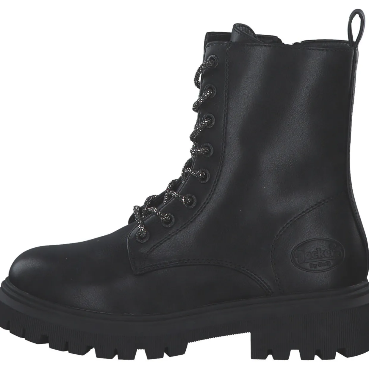 Dockers 49TH720-637660, Stiefel, Kinder, Black (Schwarz)