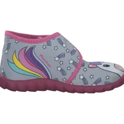Fischer 641541-669, Hausschuhe & Pantoffeln, Kinder, graubunt