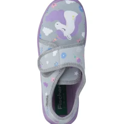 Fischer 642353-616, Hausschuhe & Pantoffeln, Kinder, grau/lila