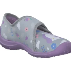 Fischer 642353-616, Hausschuhe & Pantoffeln, Kinder, grau/lila