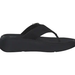 Fit Flop F-Mode Buckle Shimmer HG7, Zehentrenner, Damen, BLACK