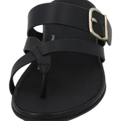 Fit Flop Gracie Buckle HM5, Zehentrenner, Damen, Schwarz