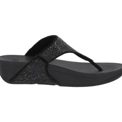 Fit Flop Lulu Glitter X03, Badeschuhe, Damen, Schwarz
