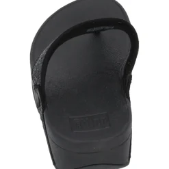 Fit Flop Lulu Glitter X03, Badeschuhe, Damen, Schwarz