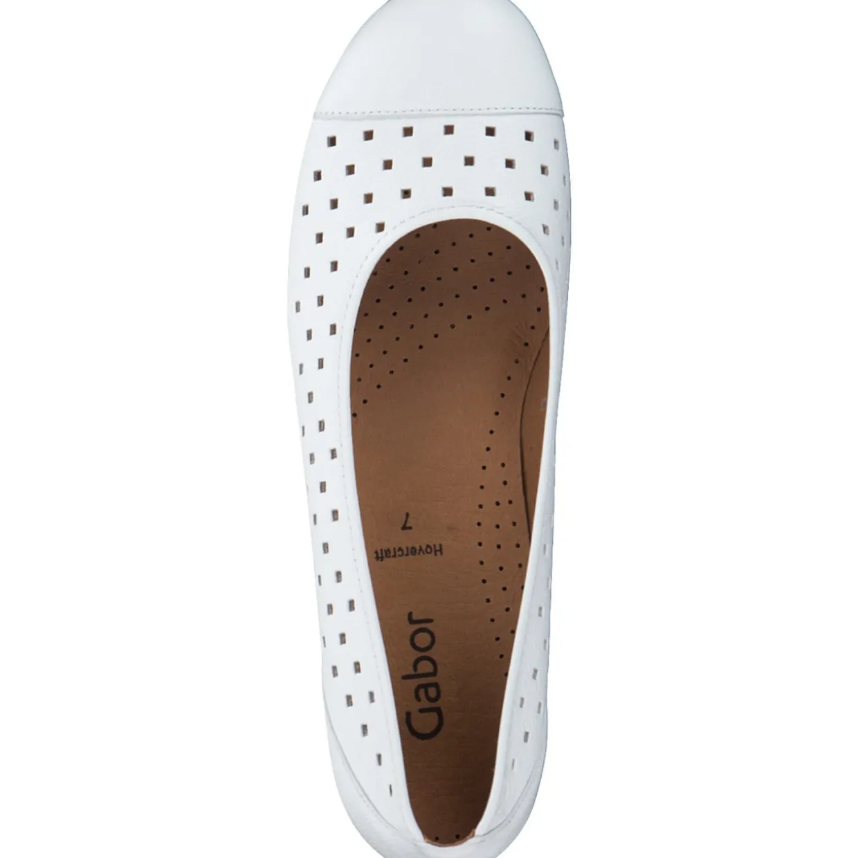 Gabor 44.169, Ballerinas, Damen, weiss
