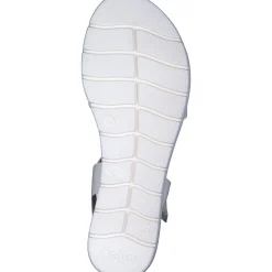 Gabor Comfort 42.700, Keilsandaletten, Damen, weiss (uni+gold)