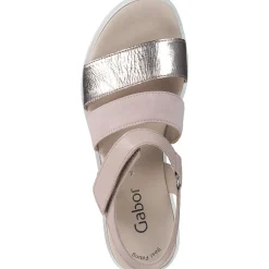 Gabor 24.610, Plateau-Sandaletten, Damen, rouge kombi
