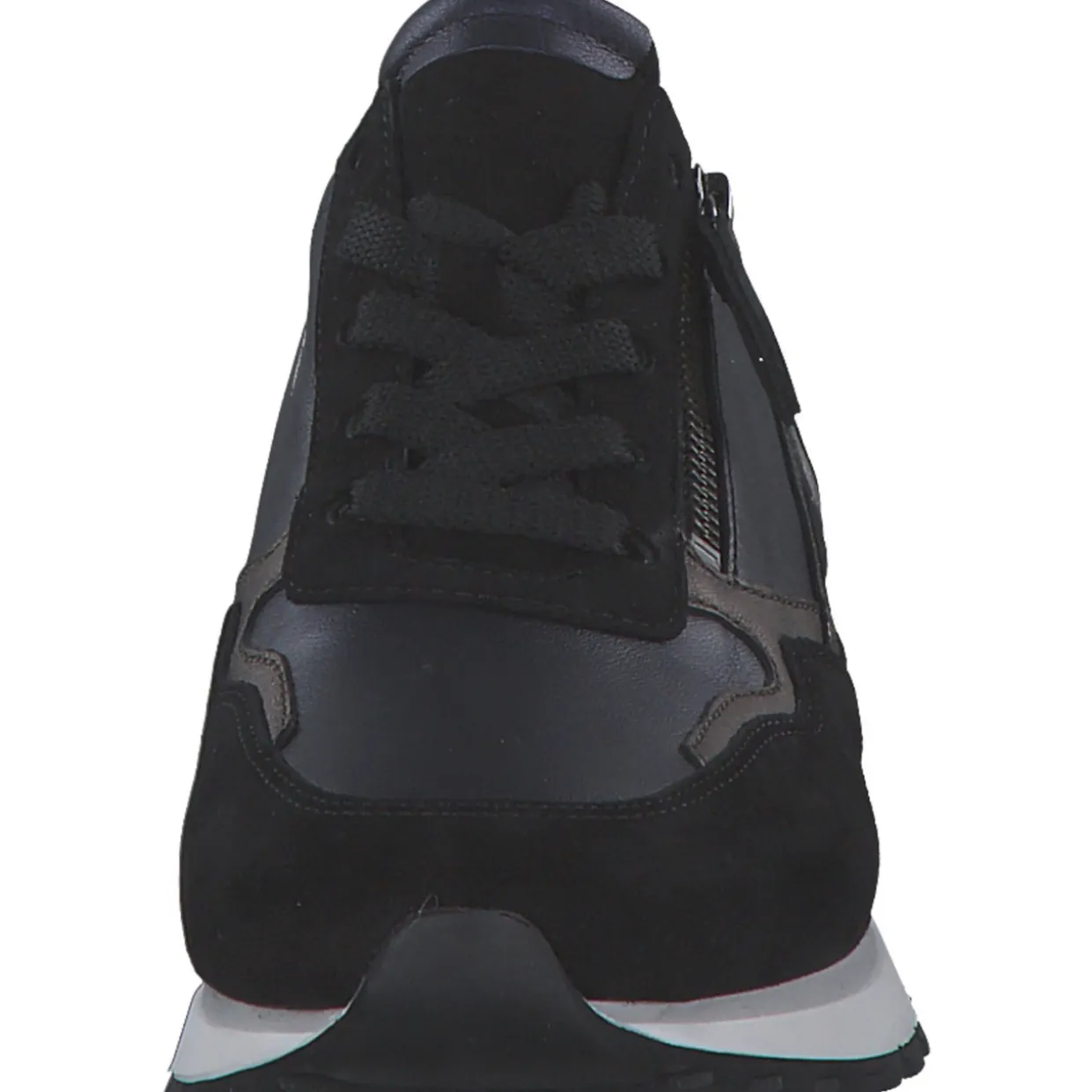 Gabor 56.378.36, Schnürschuhe, Damen, ocean/schw/smog
