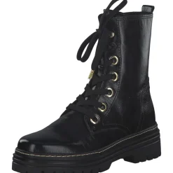 Gabor 71.721, Schnürstiefeletten, Damen, schwarz (gold)