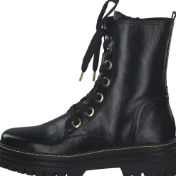 Gabor 71.721, Schnürstiefeletten, Damen, schwarz (gold)