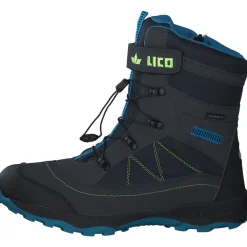 Geka Sundsvall, Winterstiefel, Kinder, marine/blau/lemon