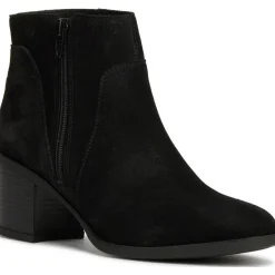 Geox D94FSA, Stiefeletten, Damen, Schwarz (Black)