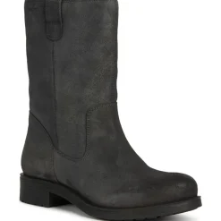 Geox D846RB, Winterstiefel, Damen, Grau (Anthracite)